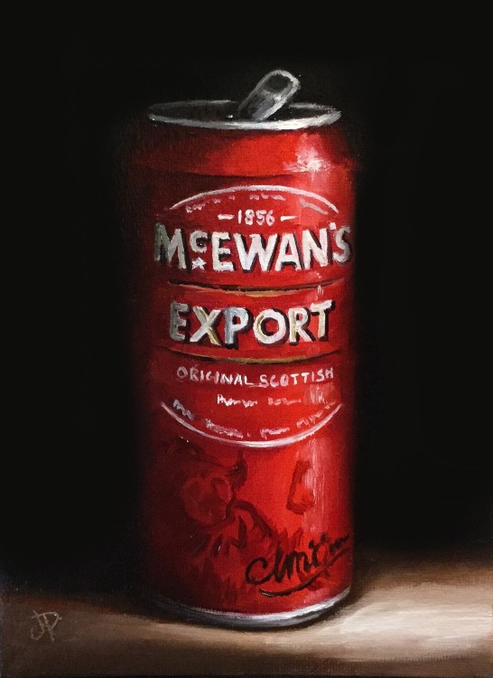 'McEwan's Export' by artist Jane Palmer